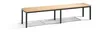 C+P Umkleidebank 8052000S10000 420x1960x353mm sgr Produktbild-Vorschau 1