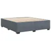 vidaXL Bettgestell ohne Matratze Dunkelgrau 200x200 cm Samt Produktbild-Vorschau 6