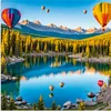 ARTland Wandbild Alu für Innen & Outdoor Farbige Ballons Produktbild-Vorschau 1