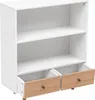 Happy Home Sideboard Kommode offenes Regal mit 2 Schubladen Produktbild-Vorschau 1