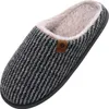 Męskie kapcie Memory Foam Bawełna Ciepłe Szare 47 EU Guma Podgląd zdjęcia produktu 1