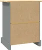 vidaXL Nočný stolík v mexickom štýle  Pine Grey 53x39x67 cm Náhľad obrázku produktu 4