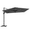 SONGMICS Slunečník 290 x 290 cm UPF 50+ se stojanem otočným Náhled obrázku produktu 5