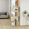 vidaXL Regálová knihovna Sonoma Oak 60x24x124,5cm výrobek Náhled obrázku produktu 2