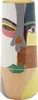 Mauro Ferretti Vase Piccassy Farbe hoch Ø15x40 cm Produktbild-Vorschau 1
