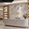 PVC Wandpaneel Duschrückwand Aurora-Gold in Marmor-Optik Produktbild-Vorschau 6