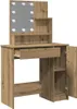 A vanity table with a mirror and lights, shown from a slightly angled front view. Náhled obrázku produktu