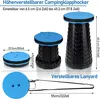 Tragbarer Klapphocker, Tragbarer Klappstuhl, Einziehbarer Produktbild-Vorschau 2