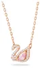 SWAROVSKI Damen Schwan Halskette Rosa SWAN 5469989 Produktbild-Vorschau 2