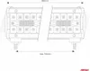 AMiO Pracovné LED svetlo AWL31 220LED COMBO 9-36V Náhľad obrázku produktu 15