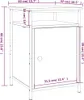 vidaXL Nachttische 2 Stk. Braun Eichen-Optik 40x42x60 cm Produktbild-Vorschau 8