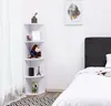 VASAGLE Eckregal weiß 30,0 x 30,0 x 129,5 cm Náhled obrázku produktu 6