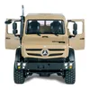 Front view of a toy Mercedes-Benz Unimog U5023 model truck. Produktbild-Vorschau