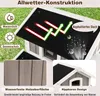 COSTWAY domek dla kota, 2-piętrowy domek dla kota, willa Podgląd zdjęcia produktu 6