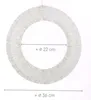A diagram showing the dimensions of a circular wreath. Produktbild-Vorschau