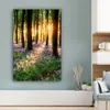 MuchoWow® - Leinwandbilder - Wald - Blumen - Lavendel - Produktbild-Vorschau 4