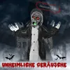 HOMCOM Halloween Dekoration Skelett mit Rot Leuchtende Produktbild-Vorschau 4