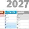 MB 13 – Ročný plánovač 2027 – Nástenný plánovač Kalendár Náhľad obrázku produktu 2