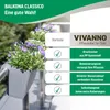Fioriera da balcone BALKONA CLASSICO in plastica grigio Anteprima dell’immagine prodotto 8