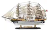 Holz-Segelboot-Modell, 52 cm, nautische Dekoration Productafbeelding-voorbeeld