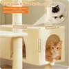 PURPURRA Robuster Kratzbaum für große Katzen, 200 cm hoher Produktbild-Vorschau 6