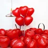 Herzförmige rote Folienballons, 50er-Pack, Herzballons, Produktbild-Vorschau 2
