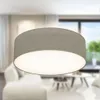 B.K.Licht plafonnier textile couleur taupe, éclairage Voir les images du produit 1