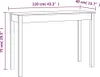 VidaXL 814239, 1100 mm, 400 mm, 750 mm, 1 szt. Podgląd zdjęcia produktu 8
