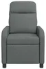 Sillón de masaje y relax, color gris oscuro, tapizado en Vista previa de la imagen del producto 3