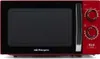 A red Orbegozo microwave oven is shown from the front. Anteprima dell’immagine prodotto