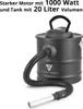 STAHLWERK Aschesauger 20L 1000W Kaminsauger Ofensauger für Produktbild-Vorschau 2