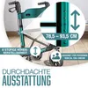 Rollator KESSER® in alluminio pieghevole, regolabile in Anteprima dell’immagine prodotto 9
