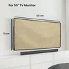 kwmobile 55" TV Abdeckung Indoor - Fernseher Hülle Produktbild-Vorschau 3