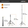 Walimex 19670, 3 x noga, Czarny, 3,8 m, 2,7 kg Podgląd zdjęcia produktu 3