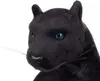 Close-up of a black plush panther toy against a white background. Podgląd zdjęcia produktu