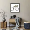 Gerahmtes Poster - Schwarzer Rahmen - Fahrrad Roboter Produktbild-Vorschau 7