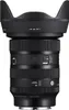 A studio shot of a black camera lens with its lens hood attached. Anteprima dell’immagine prodotto