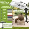tillvex® Aluminium Parasol rechthoekig Ø 330 cm met Productafbeelding-voorbeeld 5