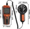 SucceBuy dělený ruční anemometr, 14℉-140℉, digitální měřič Náhled obrázku produktu 8