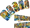 Tattoo Nail Art Blumenstrauß Vase Aufkleber Nagel Sticker Produktbild-Vorschau 1