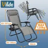 Vilde | Gartenliege - Zero Gravity - Klappbar - mit Produktbild-Vorschau 6