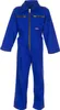 A blue jumpsuit for children, laid flat against a white background. Produktbild-Vorschau