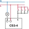 Elektrobock CS3-4 Nachlaufrelais Unterputz Produktbild-Vorschau 3