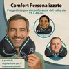 FLOWZOOM COMFY Cuscino da viaggio con cappuccio, memory Anteprima dell’immagine prodotto 3