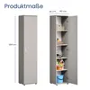 Armoire étroite polyvalente de 40 cm de large avec 1 porte Voir les images du produit 9