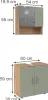 Badmöbel-Set Vicco Irma Salbeigrün 2 Teile, Model 59130 Produktbild-Vorschau 2