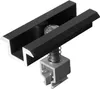 V8 K+ Mittelklemme mit Klick-System (schwarz, eloxiert) Produktbild-Vorschau 1