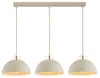 KAR LIGHTING Pendellampe 3-flammig Beige – Moon Ecru Produktbild-Vorschau 1