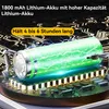 2er-Set Camping-LED-Laternen, USB & Solar aufladbar, 5 W, Produktbild-Vorschau 7