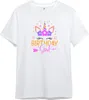 PAULGOS Kinder T-Shirt, Einhorn Birthday Girl Produktbild-Vorschau 1